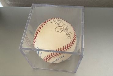 Signed baseball
