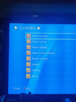 PS4 M0D Service GoldHEN read description PlayStation 4