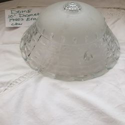 Vintage Lamp Cover - Frosted Dome