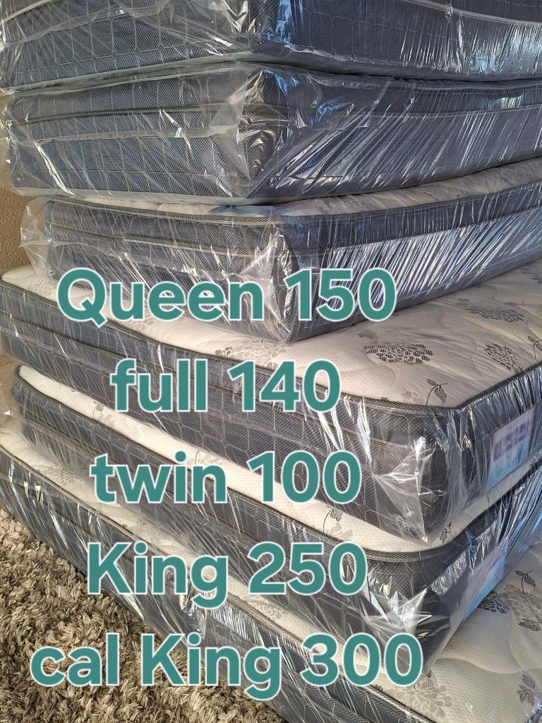 Mattress Pillow Top New