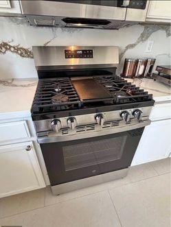 GE gas stove range