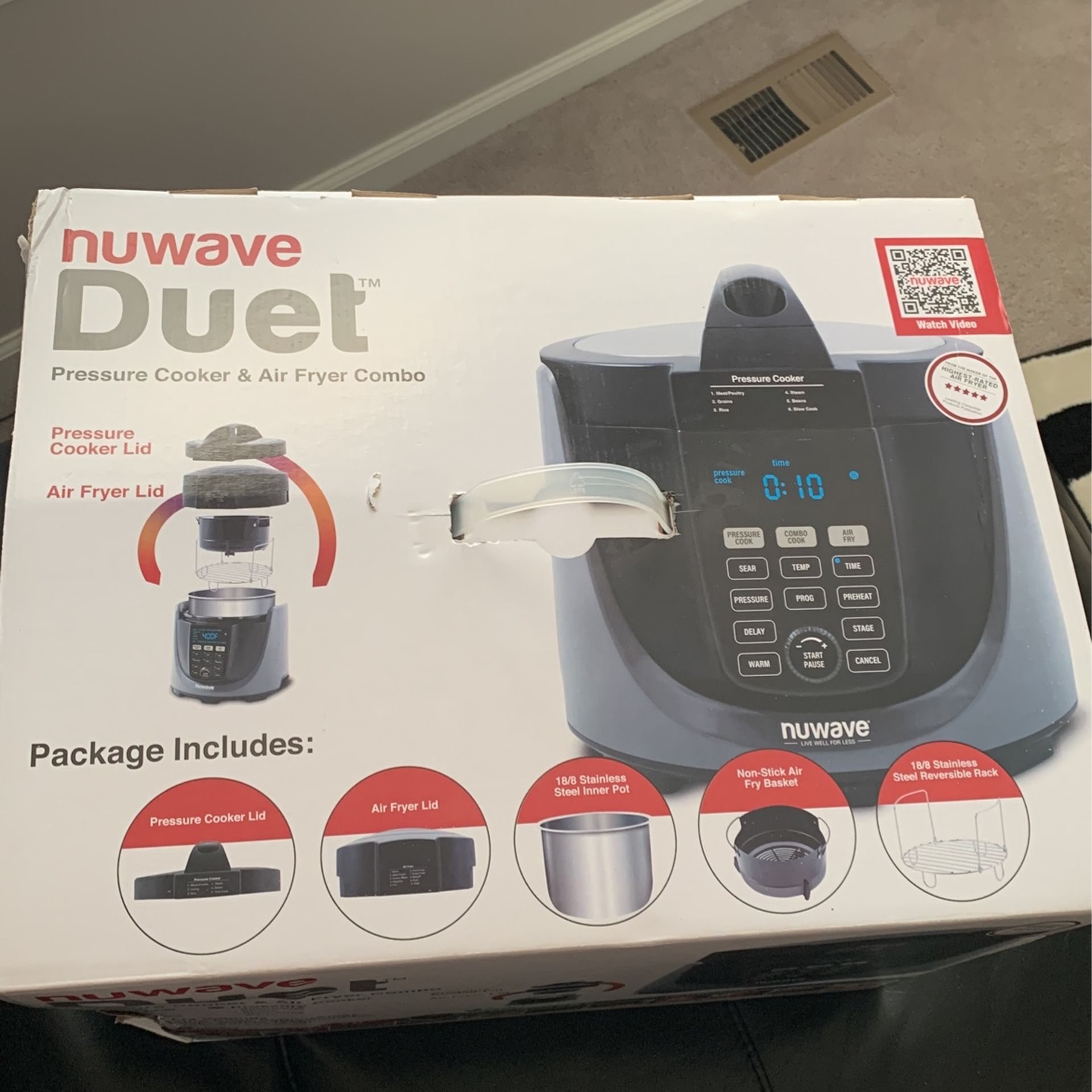 Nuwave Pressure Airfryer Accessories Nuwave® Duet Electric