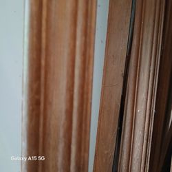 Berzilian Cherry Chair Rail And Flutting Trim