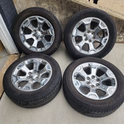 Dodge Ram 6 lug 20" rims and tires