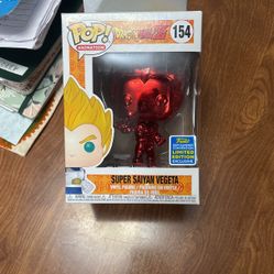Dragon Ball Z Super Saiyan Vegeta Limited edition Funko Pop