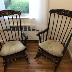 Two Rocking Chairs: Nichol & Stone Co.