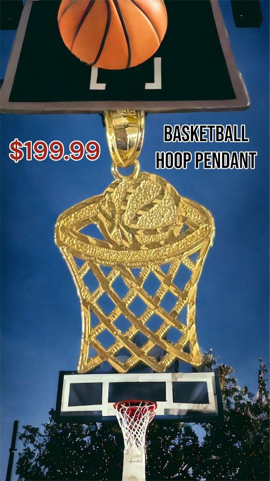 BASKETBALL HOOP PENDANT