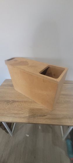 Vintage Arcade Wooden Coin Cash Box Insert Collection Cabinet Part