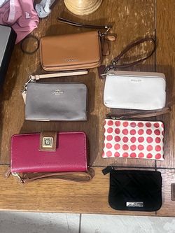 Bundle Lot 6 wallets Coach Vera