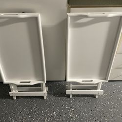 Folding End Table with Removable TV Tray, $20 Each