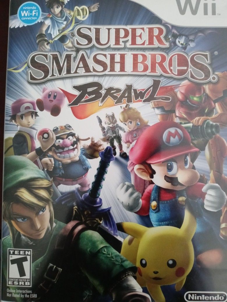 Nintendo Wii Super Smash Bros Brawl