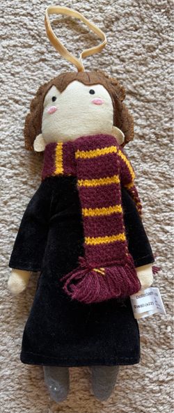 10”-tall Harry Potter Hermione Plush Holiday Ornament from the Pottery Barn Teen