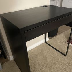 Black desk