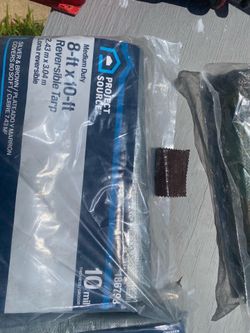 PROJECT SOURCE Medium Duty 8x10 ft Reversible Tarp