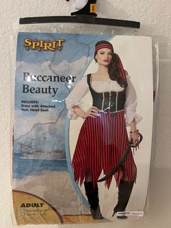 Spirit Halloween Buccaneer Beauty Pirate Costume