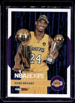 2016-17 Panini Hoops Kobe Bryant NBA 2K17 #2 Los Angeles Lakers