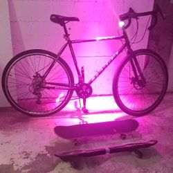 Skateboards Longboard and Bike (As Is)