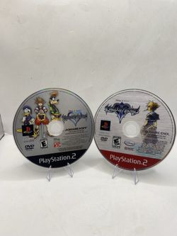 Kingdom Hearts 1 & 2 Ps2 Game very clean disc heart 1 and 2 bundle lot 2 games
