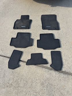 Cx-90 3 row floor mats