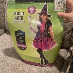 Girls Witch Costume 