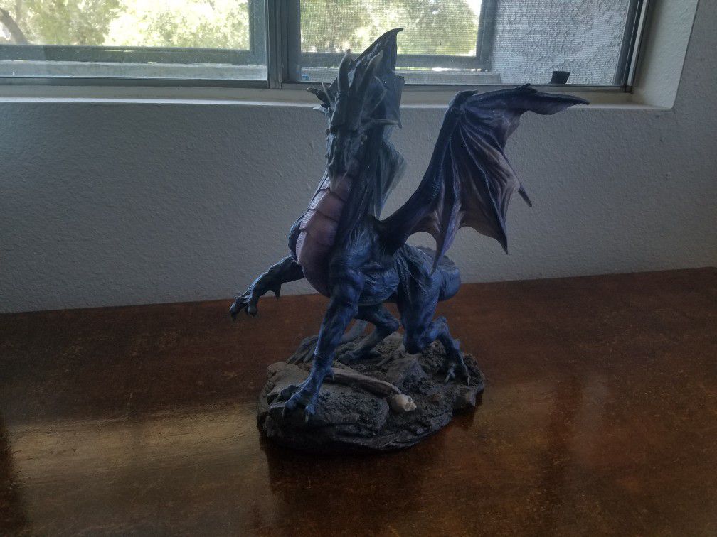 Collectible Purple Dragon statue