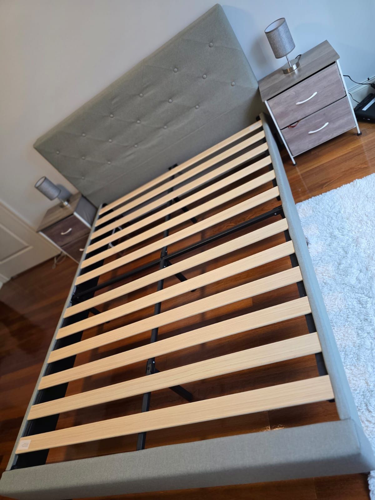 Queen Size Bed Frame With Free Side Tables