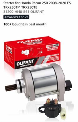 Starter for Honda Recon (contact info removed)-2020 ES TRX250TM TRX250TE 31200-HM8-B61 OLIFANT