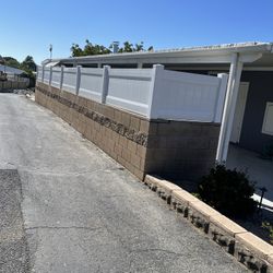 Vinyl Topper / Privacy Fence