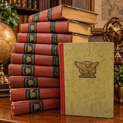 1950s World Wide Encyclopedia Complete 10 Vol Set Books Inc Illustrated