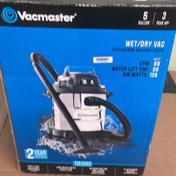 VACMASTER WET/DRY VACUUM 