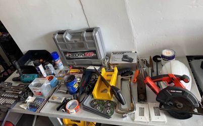 Power Tools Hand Tools & Supplies 100 Piece Lot Rotozip, Makita, Black & Decker, Ryobi, Stanley, Etc