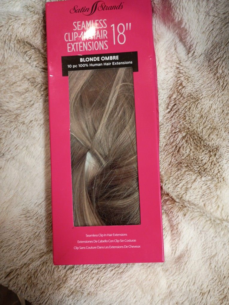 Satin Strands Seamless Clip-in Hair Extensions