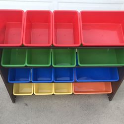 Organizador Grande De Plástico De Colores