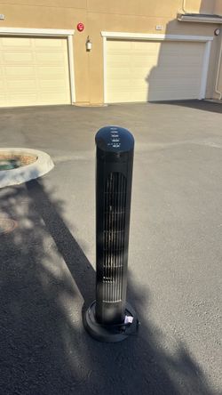Cascade 40” Oscillating Tower Fan – 4 Speed