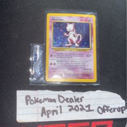 Base Edition Holo Mewtwo