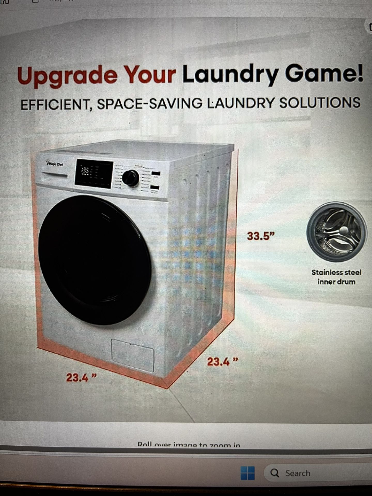 Washer/Dryer Combo Electric