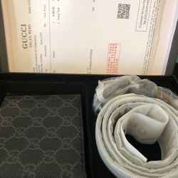 Gucci Belt + Wallet Set