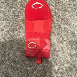 Red sliding mitt Baseball