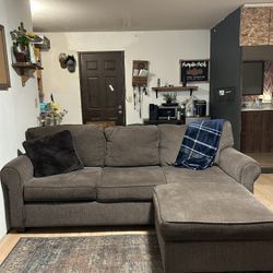 Brown Couch/ Sofa Café