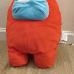 Amongus Plush Red Crew Member 16in