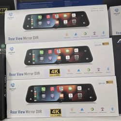 Infinit Meta Rear View Mirror ( Front And Back Camera With Wireless Carplay