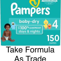 Pampers Baby Dry Size 4 Diapers Pañales 