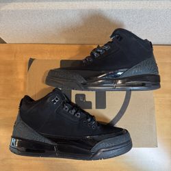 Jordan 3 Black Cat Sz 7y