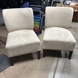 Cream Accent Chairs 