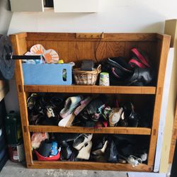 Book Or Shoes Shelf 