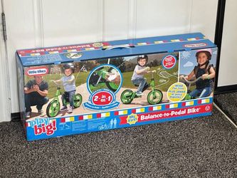 Brand New Little Tikes My First Balance Bike 12" Kids Bicycle Green