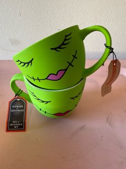 CUTE HALLOWEEN SET OF MUGS X2