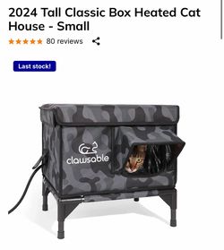2024 Tall Classic Box Heated Cat House - Small