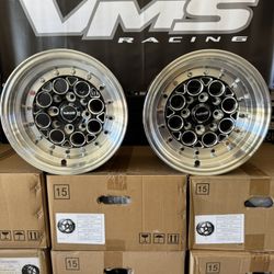 VMS Revolver 13x8 Offset 20 4x100 / 4x114.3 Set Of Two New in Box
