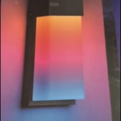 Govee Outdoor Wall Light, 1500LM Smart RGBIC Porch Lights Outdoor with 45 Scene Modes, IP65 Waterproof for Outdoor Decor, DIY, Wall Sconce Works with 